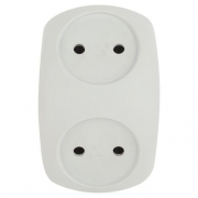 Разветвитель 2-м без заземл. 10А IP20 SPx-2-W бел. Эра Б0053480 Б0053480