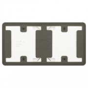 Розетка Эксперт 11-2503-01 2х2P+E гориз. IP55 16А-250В ОУ бел. Эра Б0063264 Б0063264