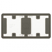 Розетка Эксперт 11-2504-01 2х2P+E гориз. IP55 шторки 16А-250В ОУ бел. Эра Б0063262 Б0063262