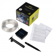 Светильник светодиодный садовый SLR-G06-100W 100LED дюралайт (заменяемый Ni-MH 500мА.ч аккумулятор) бел. ФАZА 5060098 5060098