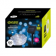 Светильник светодиодный садовый SLR-G06-100W 100LED дюралайт (заменяемый Ni-MH 500мА.ч аккумулятор) бел. ФАZА 5060098 5060098