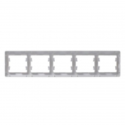 Рамка 5-м Glossa горизонт. алюм. SE GSL000305 GSL000305