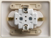 Розетка 2-м СП Glossa 16А IP20 с заземл. в сборе перламутр. SE GSL000624 GSL000624