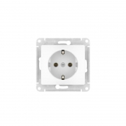 Розетка Glossa 16А с заземл. быстрозажим. клем. механизм бел. SE GSL000143S GSL000143S