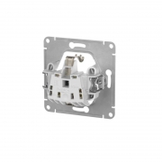 Розетка Glossa 16А с заземл. защ. шторки быстрозажим. клем. механизм бел. SE GSL000145S GSL000145S