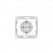 Розетка Glossa 16А с заземл. защ. шторки быстрозажим. клем. механизм бел. SE GSL000145S GSL000145S