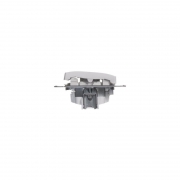 Выключатель 1-кл. СП Glossa 10А IP20 (сх. 1а) 10AX с подсветкой механизм бел. SE GSL000113 GSL000113