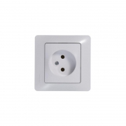 Розетка 1-м СП Glossa 16А IP20 без заземл. механизм бел. SE GSL000141 GSL000141
