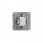 Розетка 1-м СП Glossa 16А IP20 с заземл. в сборе бел. SE GSL000142 GSL000142