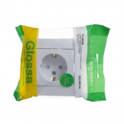 Розетка 1-м СП Glossa 16А IP20 с заземл. защ. шторки в сборе бел. SE GSL000144 GSL000144