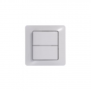 Выключатель 2-кл. СП Glossa 10А IP20 (сх. 5) 10AX механизм бел. SE GSL000151 GSL000151