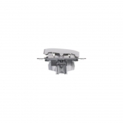 Выключатель 2-кл. СП Glossa 10А IP20 (сх. 5) 10AX механизм бел. SE GSL000151 GSL000151