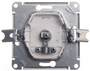 Розетка телевизионная проходная TV 1-м СП Glossa 4дБ механизм бел. SE GSL000192 GSL000192