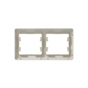 Рамка 2-м Glossa горизонт. беж. SE GSL000202 GSL000202