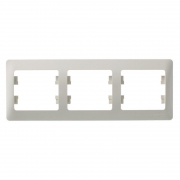 Рамка 3-м Glossa горизонт. беж. SE GSL000203 GSL000203