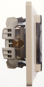 Розетка 1-м СП Glossa 16А IP44 с заземл. защ. шторки с крышкой в сборе беж. SE GSL000248 GSL000248