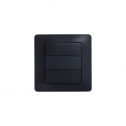 Выключатель 3-кл. СП Glossa 10А IP20 (сх. 1+1+1) 10AX механизм антрацит SE GSL000731 GSL000731