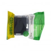Переключатель проходной 1-кл. СП Glossa 10А IP20 (сх. 6а) 10AX механизм антрацит SE GSL000761 GSL000761