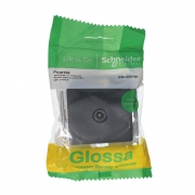 Розетка телевизионная оконечная TV Glossa 1дБ механизм антрацит SE GSL000791 GSL000791