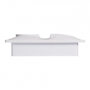 Блок комбинированный Glossa (розетка + 2-кл. выкл.) бел. SE GSL000172 GSL000172