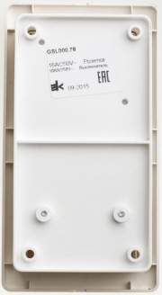 Блок комбинированный Glossa (розетка с заземл. защ. шторки + 3-кл. выкл.) беж. SE GSL000278 GSL000278