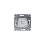 Выключатель 1-кл. СП Glossa 10А IP20 (сх. 1) 10AX механизм платина SE GSL001211 GSL001211