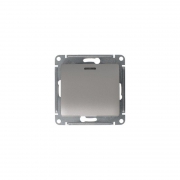 Выключатель 1-кл. СП Glossa 10А IP20 (сх. 1а) 10AX с подсветкой механизм платина SE GSL001213 GSL001213