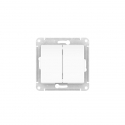 Выключатель 2-кл. Glossa (сх. 5) 10AX быстрозажим. клем. механизм бел. SE GSL000151S GSL000151S