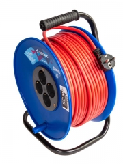 Удлинитель на катушке 4х50м с заземл. 16А IP20 3.5кВт ПВС 3х1.5 КОСМОС YKKsm50m-4g-Z(16A) YKKsm50m-4g-Z(16A)