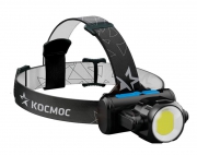 Фонарь светодиодный налобный 3Вт XPE 5Вт COB 1200Mah LI-On зар. Micro USB Космос KOCH5WLi-On KOCH5WLi-On