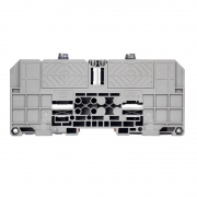 Клемма проходная болтовой зажим 2 точки подключения 185кв.мм сер. DKC FER-185 FER-185