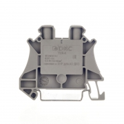 Клемма проходная винтовой зажим 2 точки подключения 6кв.мм сер. DKC TUR-6 TUR-6