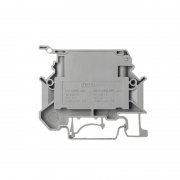 Клемма для предохранителя винтовой зажим 2 точки подключения 4кв.мм сер. DKC TUR-4-HESI TUR-4-HESI