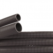 Труба гофрированная ПА 6 d23мм dвнутр.22.6мм dвнешн.28.5мм без протяжки ПВ-0 темн. сер. (уп.50м) DKC PA602329F0 PA602329F0