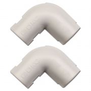 Поворот на 90град. для жестких труб d16 разъемн. IP40 DKC 50516 50516