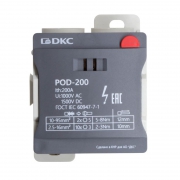 Блок распределительный винтовой зажим 2х95кв.мм 10х16кв.мм DKC POD-200 POD-200