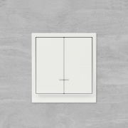 Выключатель 2-кл. KANT с подсветкой бел. магнолия DKC 7000134 7000134