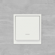 Переключатель 1-кл. KANT с подсветкой бел. магнолия DKC 7000143 7000143