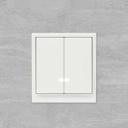 Переключатель 2-кл. KANT с подсветкой бел. магнолия DKC 7000144 7000144