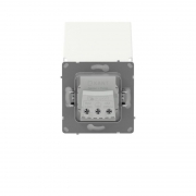 Розетка силовая KANT IP44 2P+E защ. шторки с крышкой бел. магнолия DKC 7000013 7000013