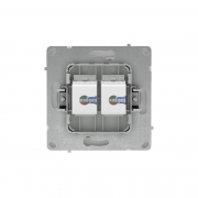 Розетка компьютерная 2-м KANT RJ45 кат.5E без шторки бел. магнолия DKC 7000664 7000664