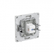 Розетка компьютерная 1-м KANT RJ45 кат.6A без шторки бел. магнолия DKC 7000673 7000673