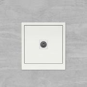 Розетка телевизионная одиночная TV KANT бел. магнолия DKC 7000503 7000503