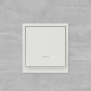 Выключатель 1-кл. KANT с подсветкой бел. песок DKC 7010133 7010133