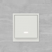 Выключатель 1-кл. KANT с подсветкой бел. песок DKC 7010133 7010133