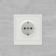 Розетка силовая KANT 2P+E без шторки бел. песок DKC 7010033 7010033