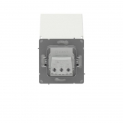 Розетка силовая KANT IP44 2P+E защ. шторки с крышкой бел. песок DKC 7010013 7010013