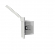 Розетка силовая KANT IP44 2P+E защ. шторки с крышкой бел. песок DKC 7010013 7010013