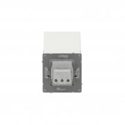 Розетка силовая KANT IP44 2P+E защ. шторки с крышкой бел. песок DKC 7010013 7010013