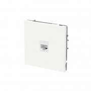 Розетка компьютерная 1-м KANT RJ45 кат.5E без шторки бел. песок DKC 7010663 7010663